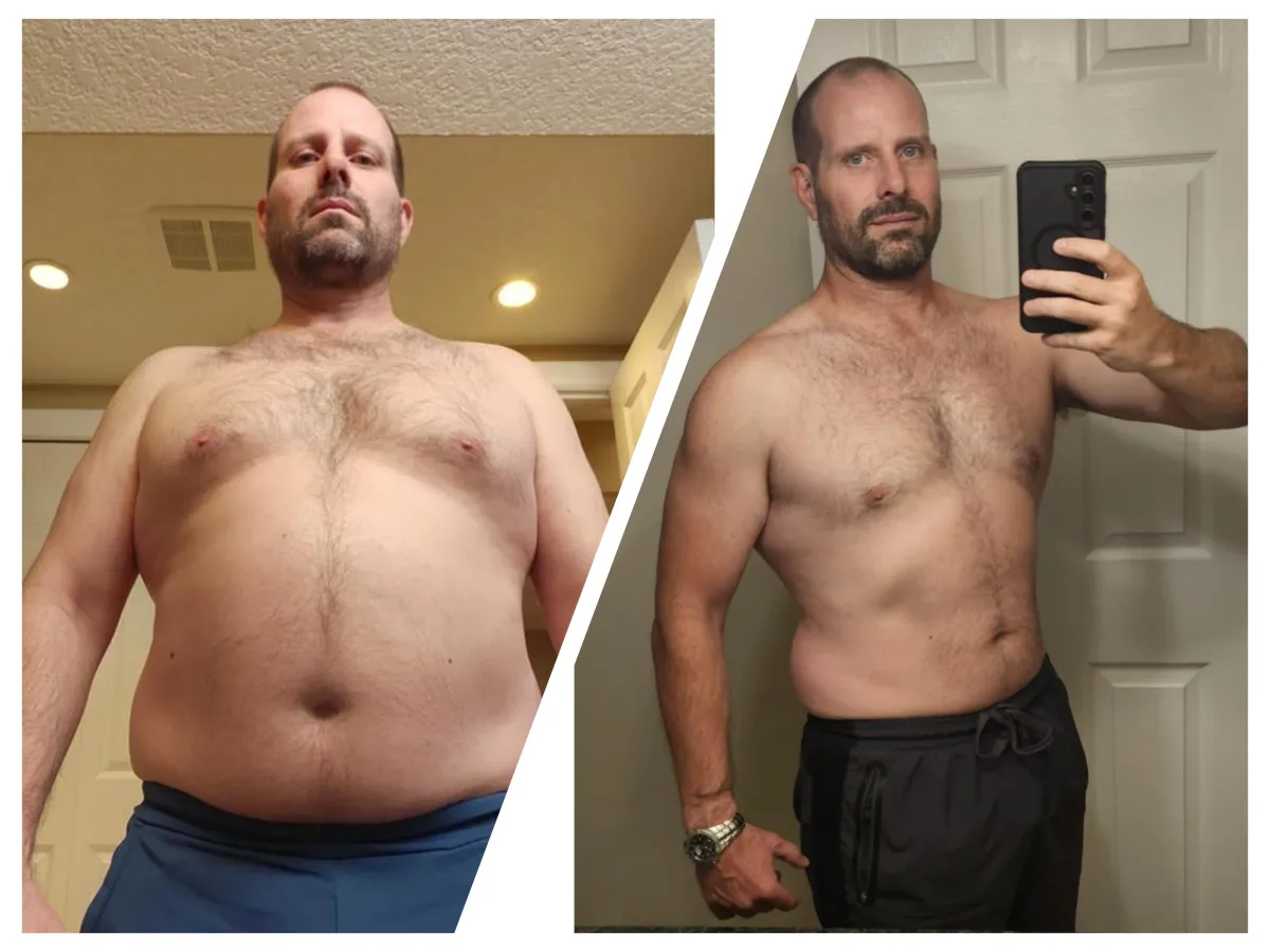 Brent's before and after rebuild
