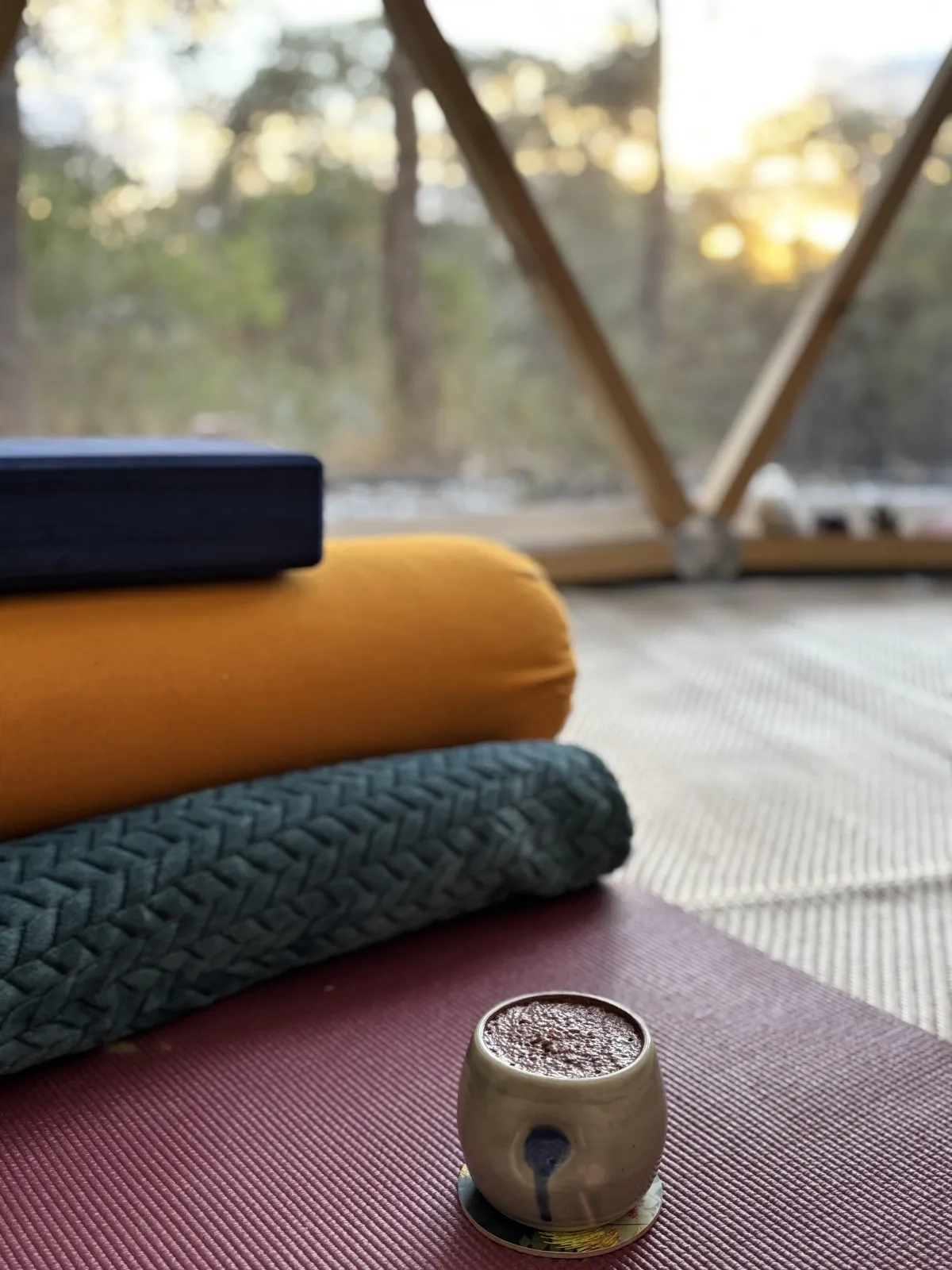 Women resting in a gentle yin yoga circle