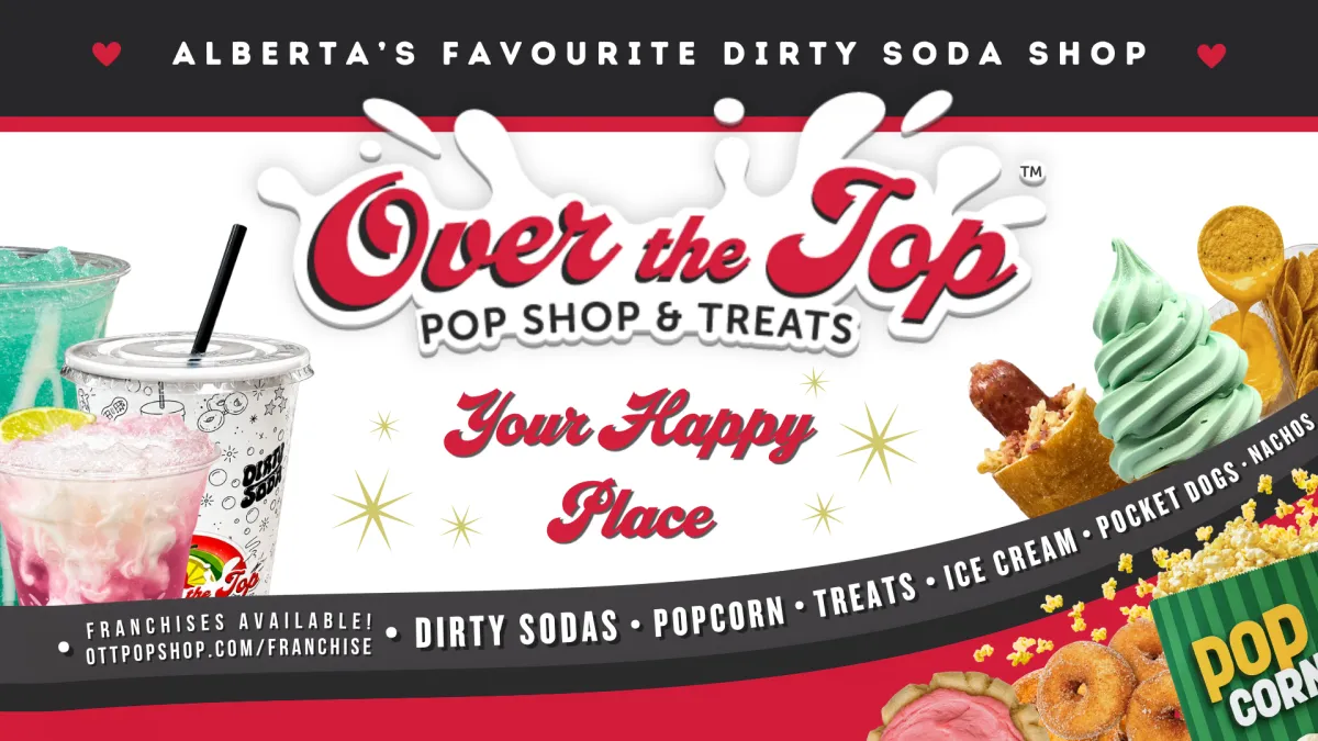 Colourful drinks and treats from Over The Top Pop Shop