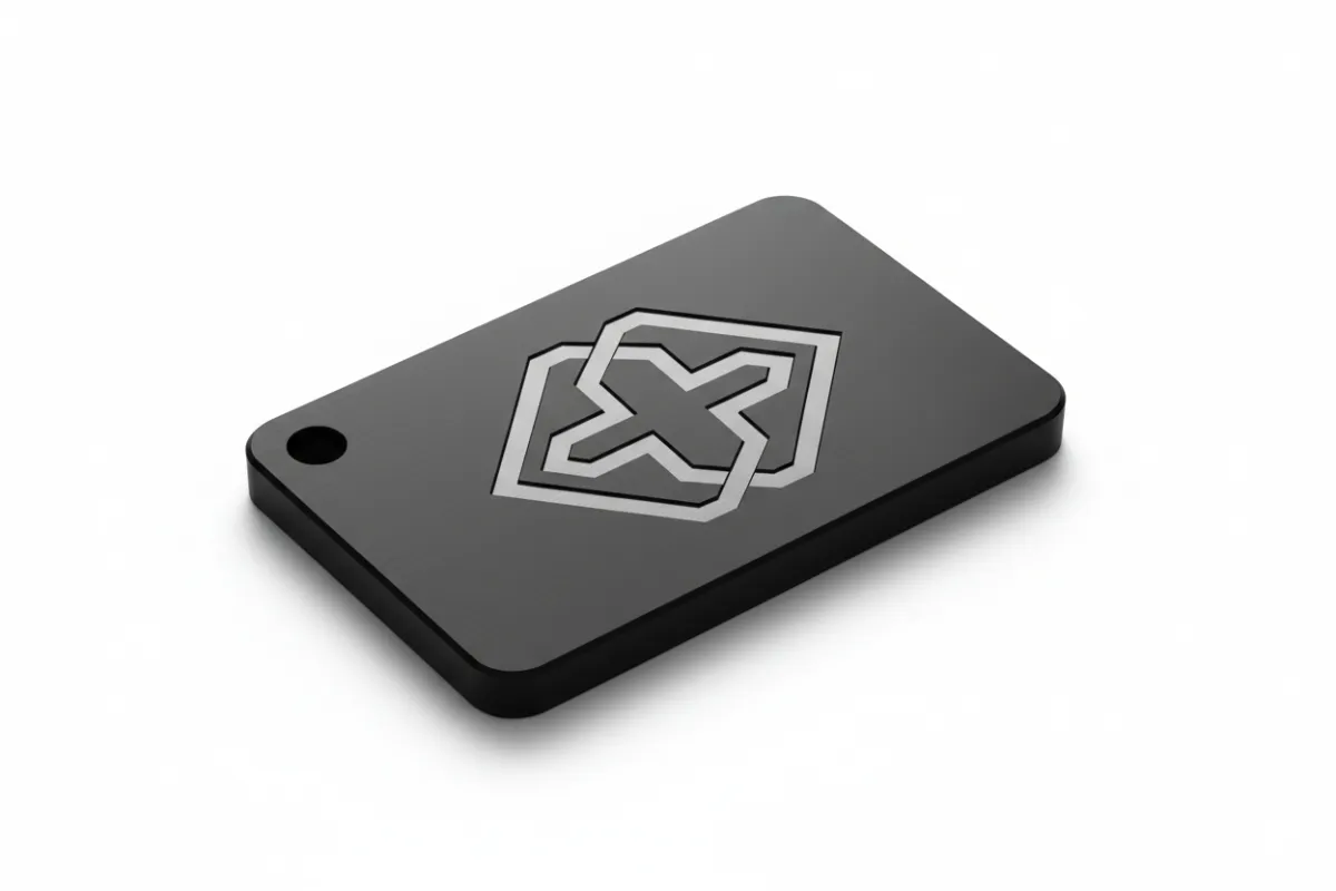 ObsidianTag Aluminum Luggage Tag product image