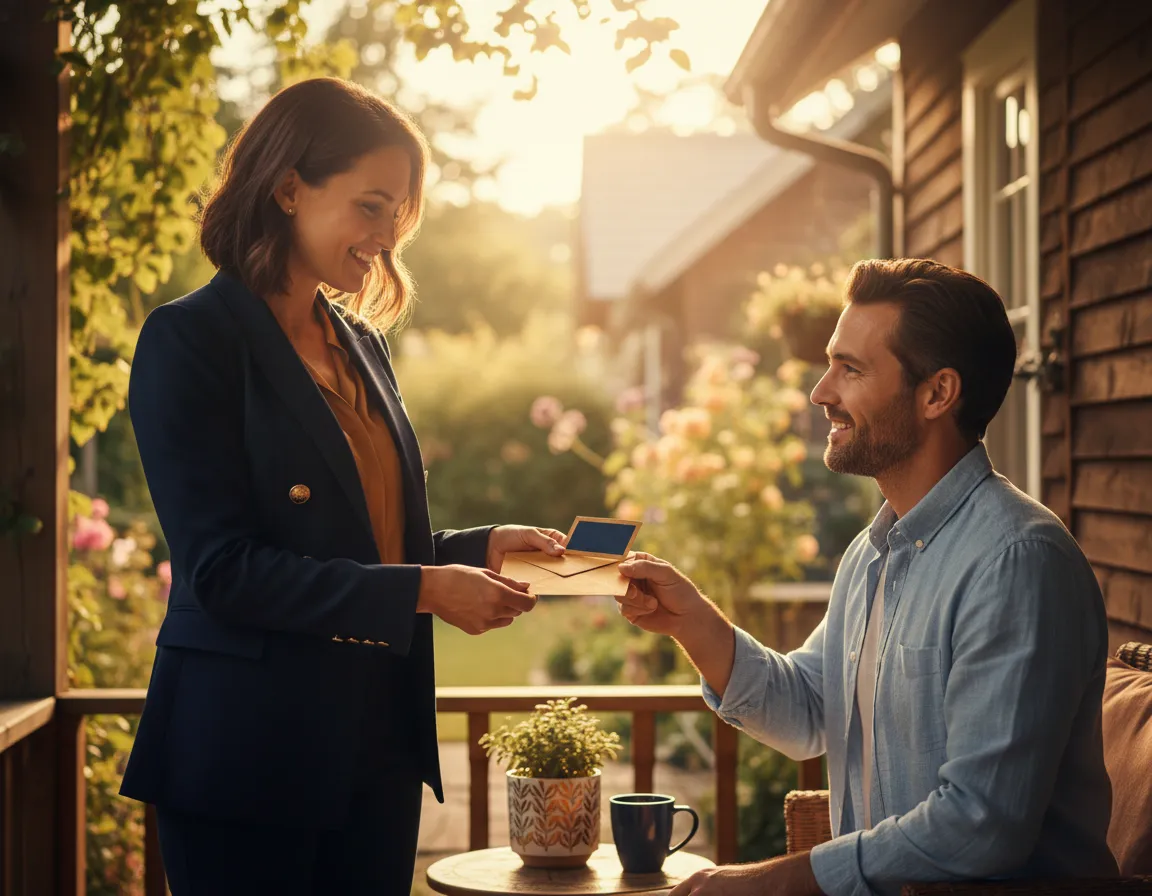 Realtor maintaining connection for repeat business