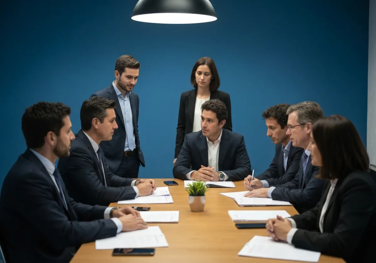Abogados participando en networking internacional