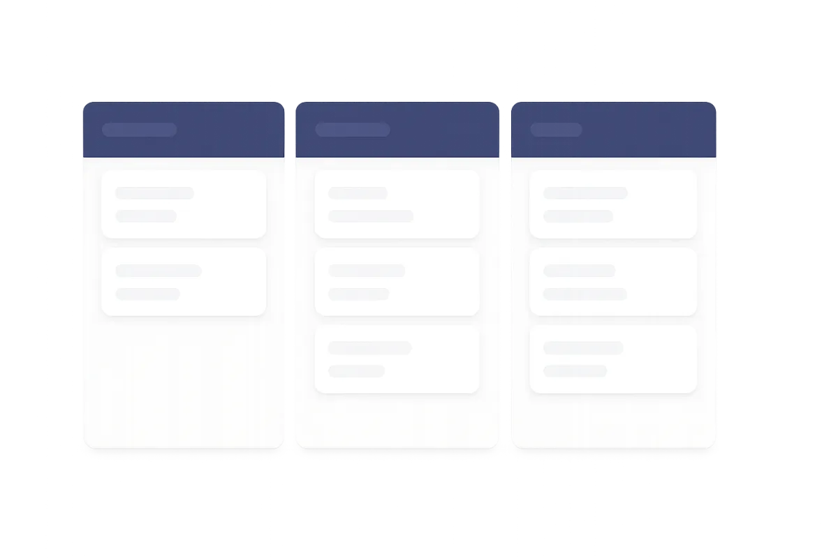 A visual demonstration of the lead pipeline and opportunity tracking board.