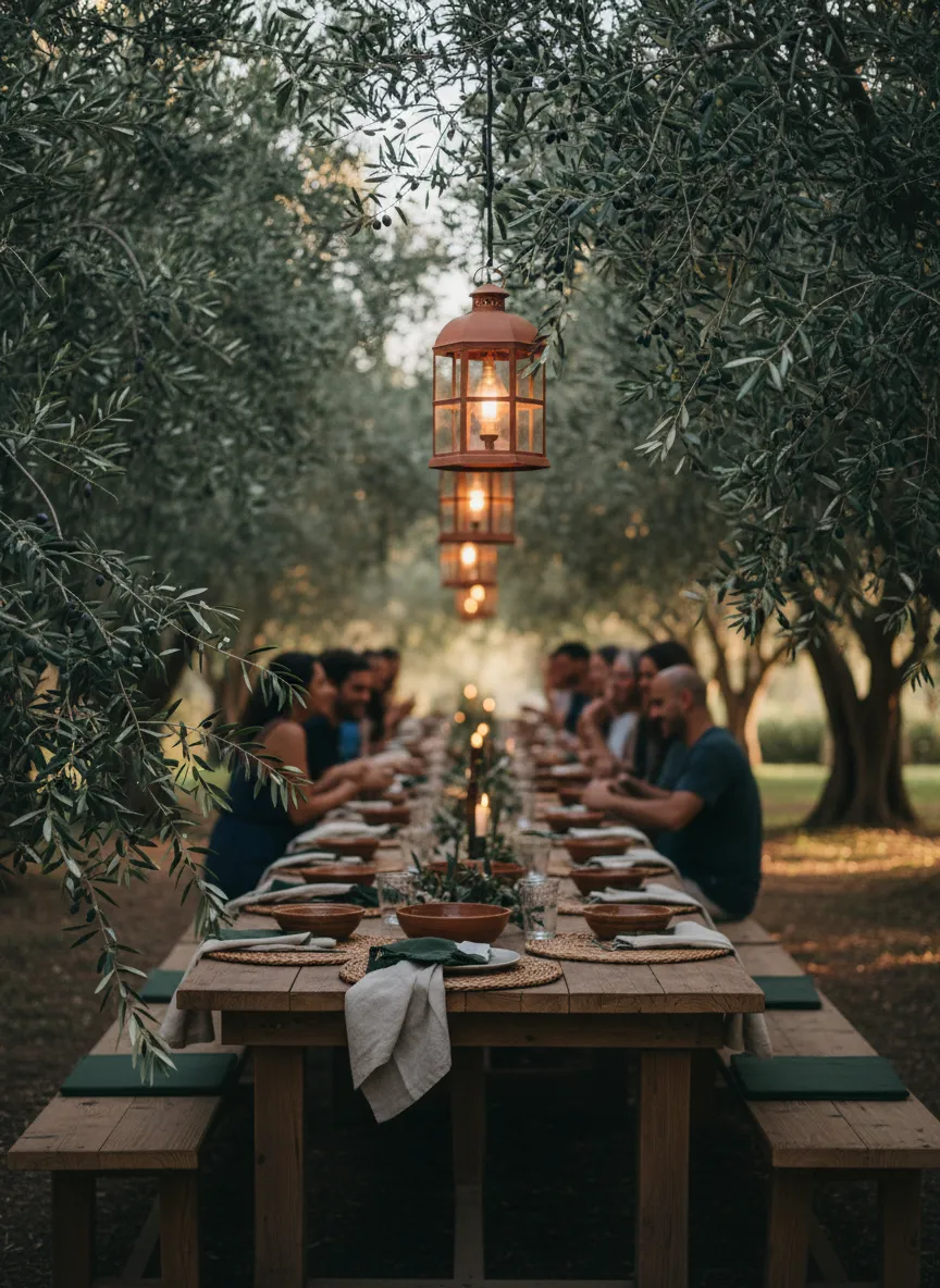 People gathering in intentional community