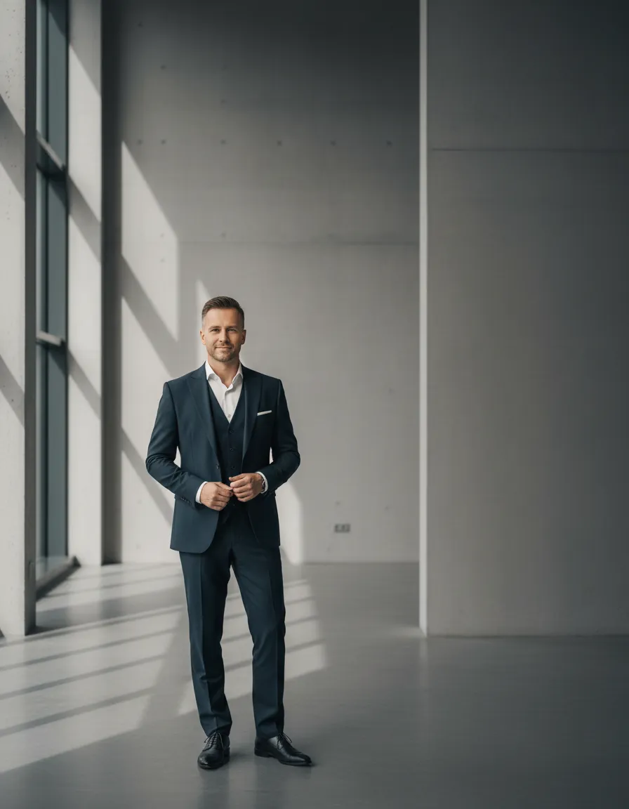 Professional minimal portrait