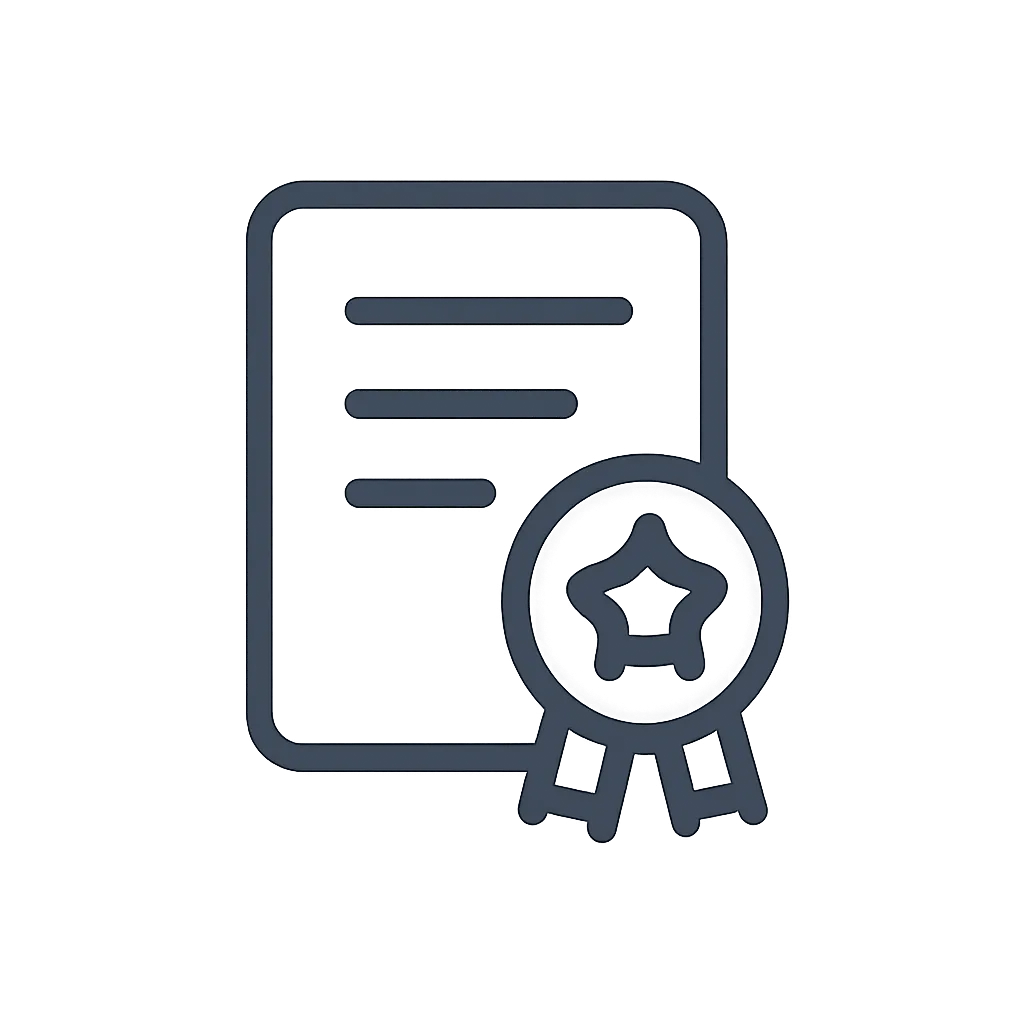 Manufacturer/material warranty icon