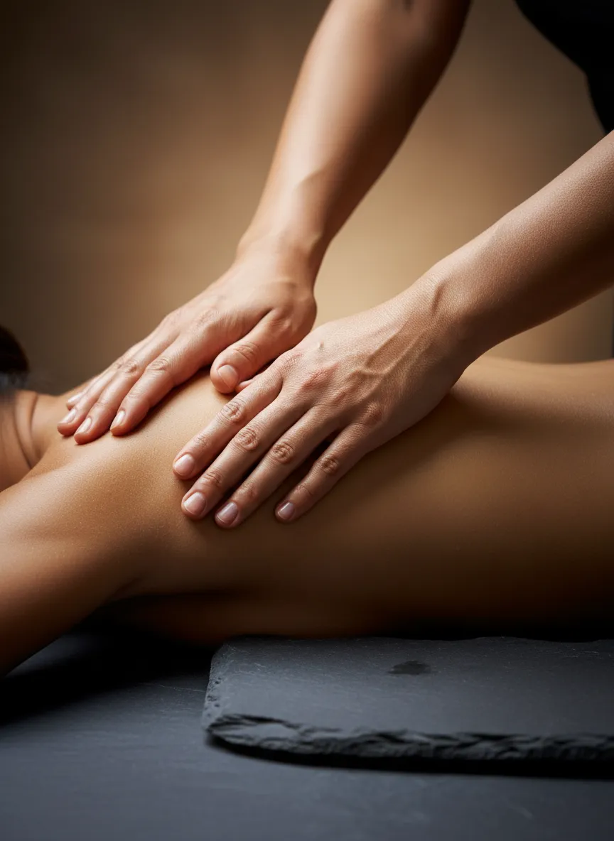 Soft ambient light reflecting off natural stone