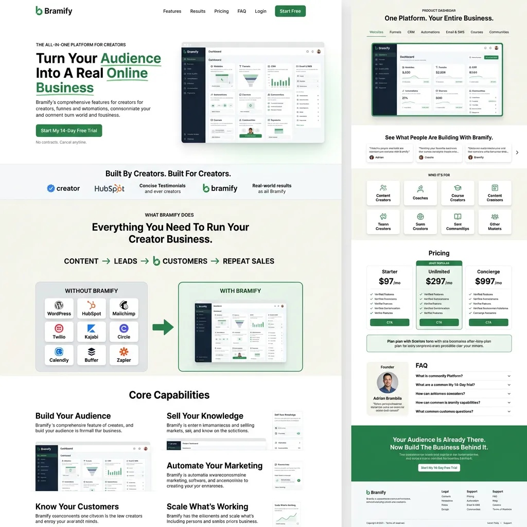 Unified CRM and customer profile timeline interface