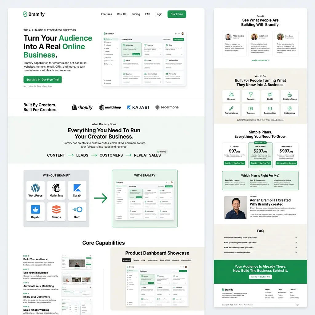 Course and digital product delivery portal screenshot