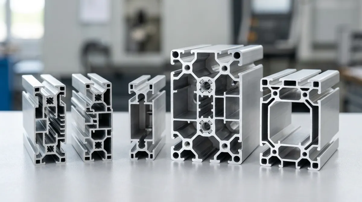 Aluminium extrusion profiles with intricate cross-sections