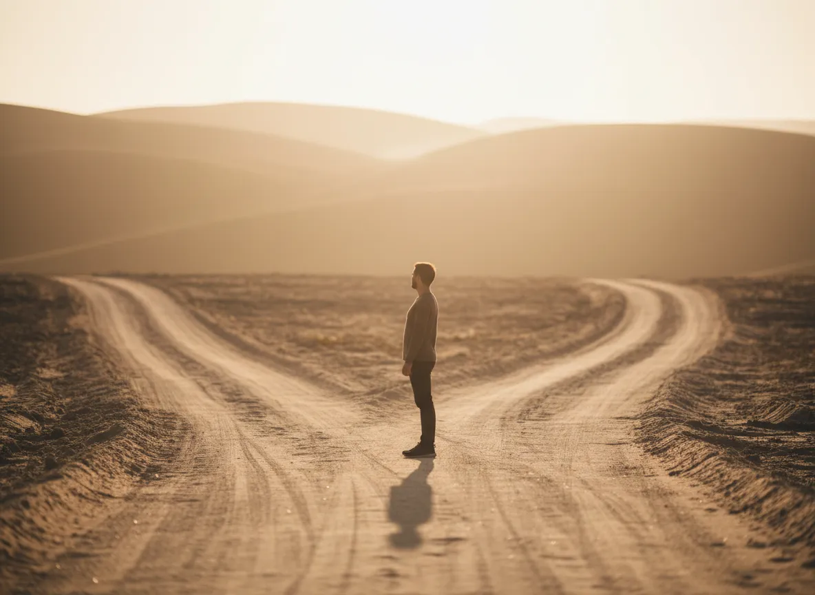 Symbolbild für Wendepunkt und neue Richtung