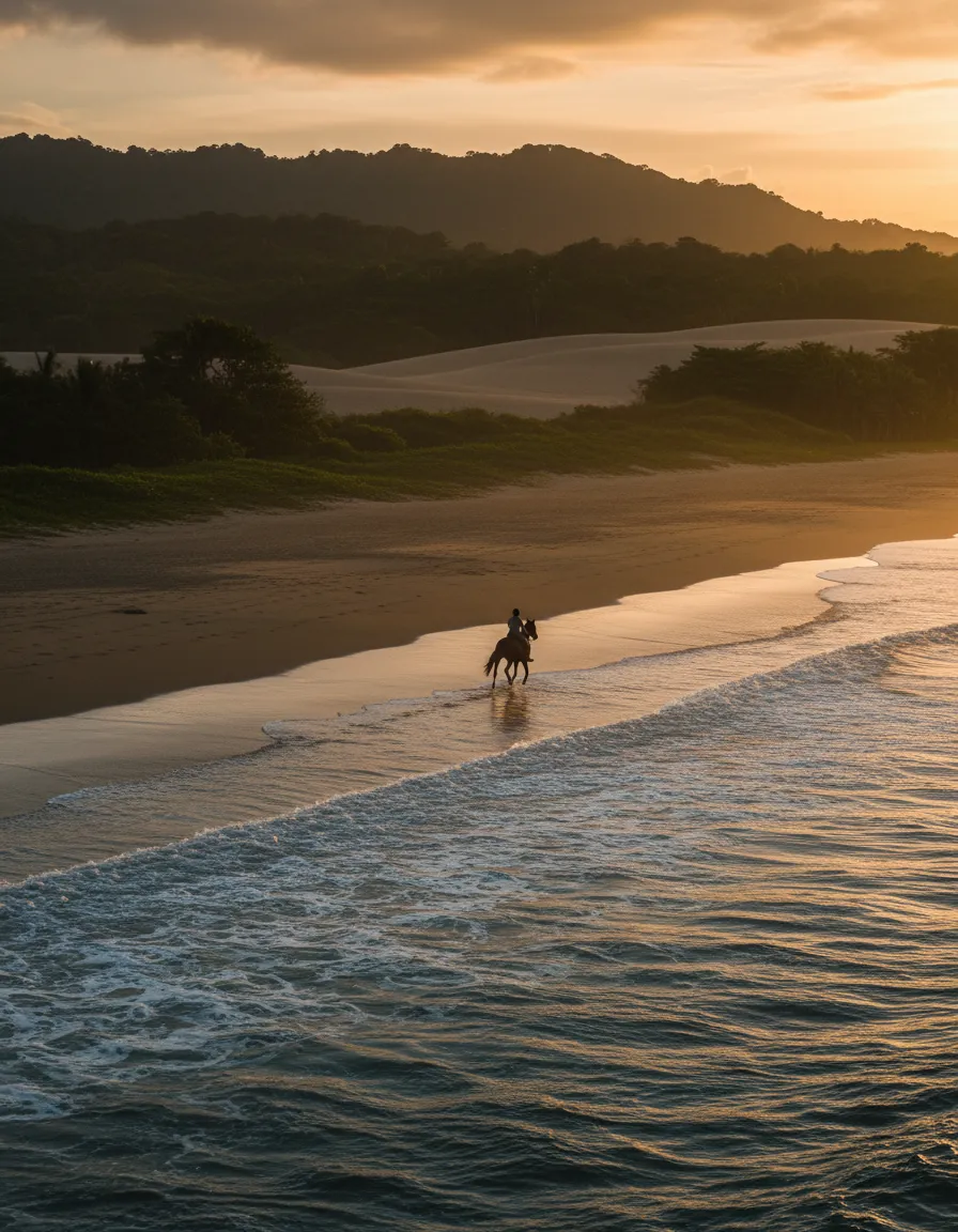 Horseback riding through Costa Rican nature