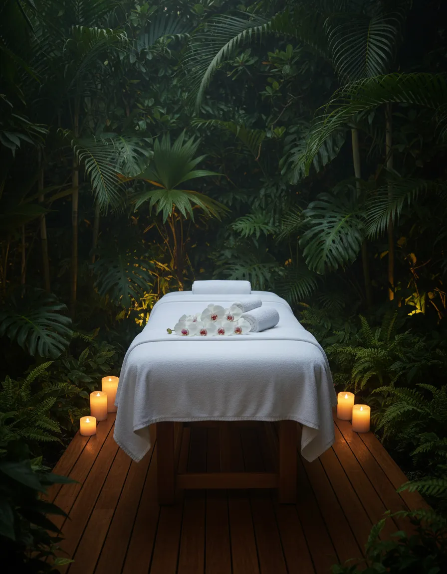 Relaxing spa treatment