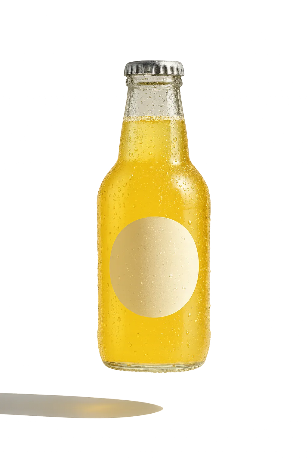 12oz Artisan Lemonade clear glass bottle