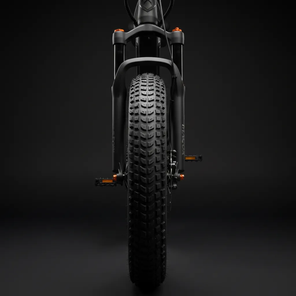 Macfox X1S Electric Bike detail shot