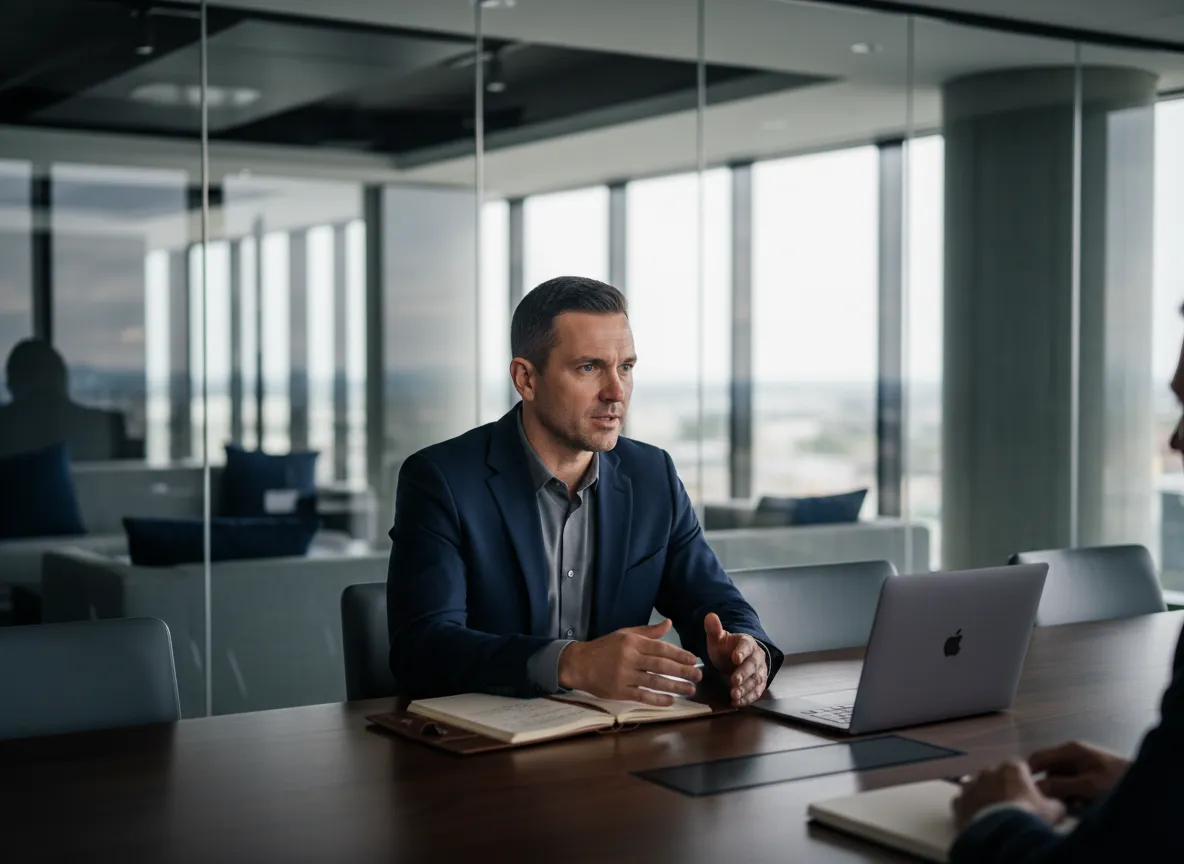 Kevin Van Liere leading a strategic divorce session