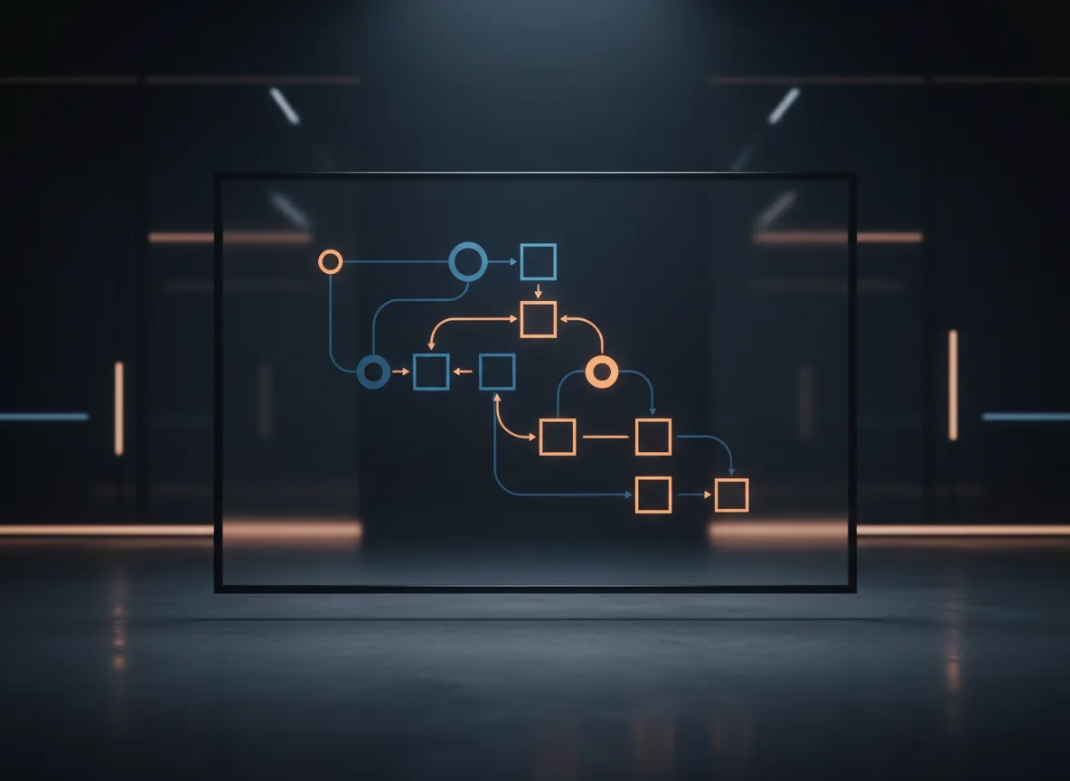 Sleek flowchart and automated dashboard