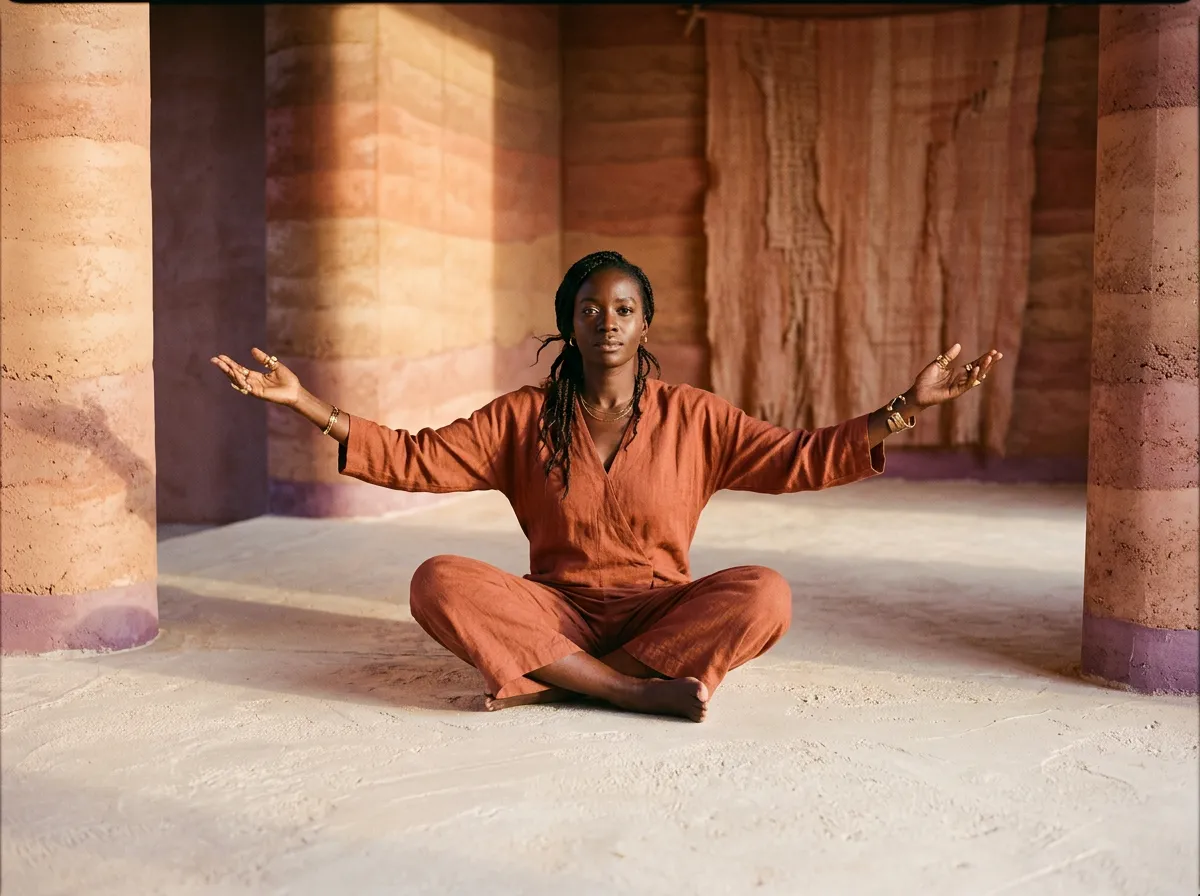 Warm artistic imagery of connection, freedom, and grounded sovereign power
