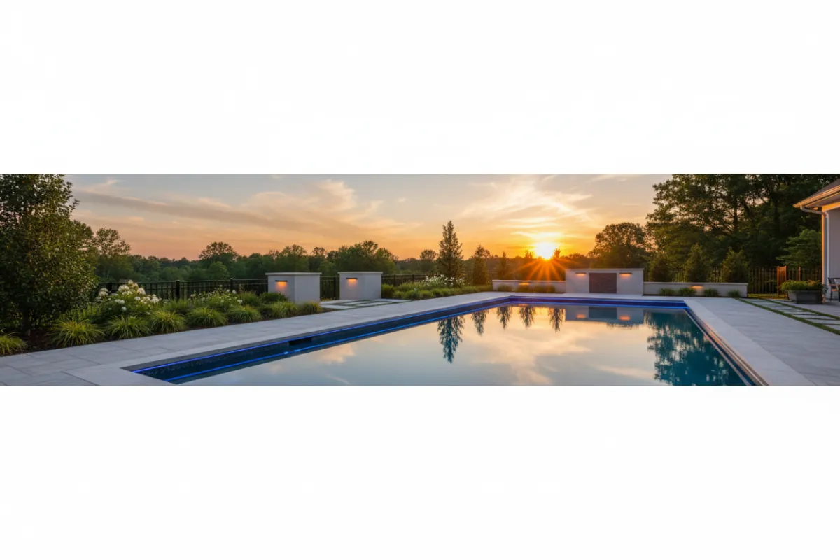 Luxury pool construction in Knoxville TN