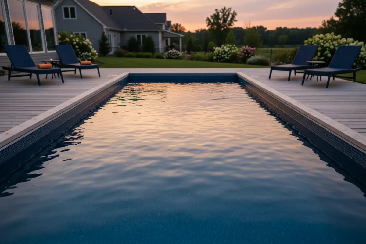 Vinyl Liner Pool Construction Example