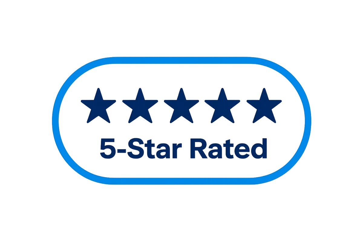 5-Star Reviews Badge