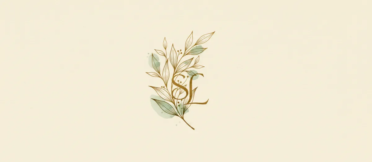 Botanical illustration signature