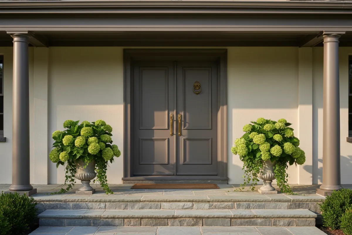 Elegant front door entry