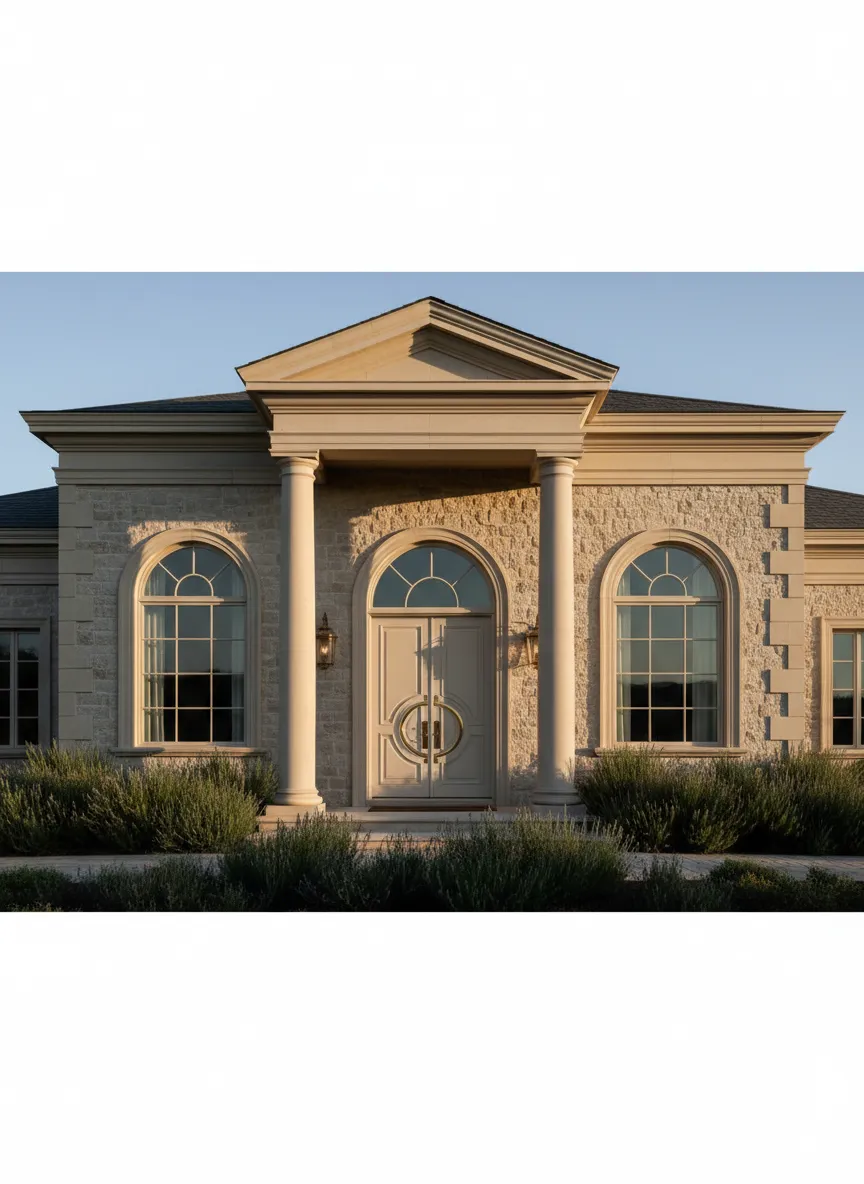 Luxury home exterior architecture