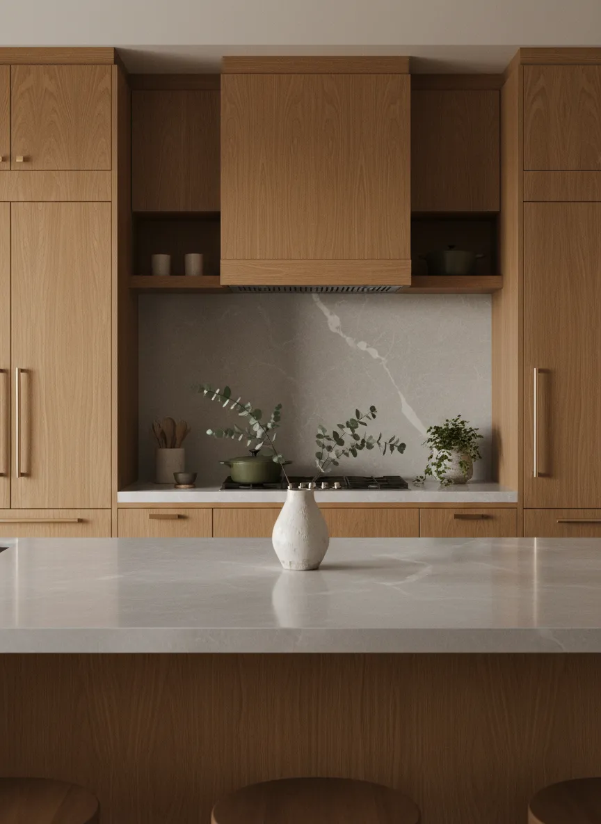 Modern entertaining kitchen in a luxury property