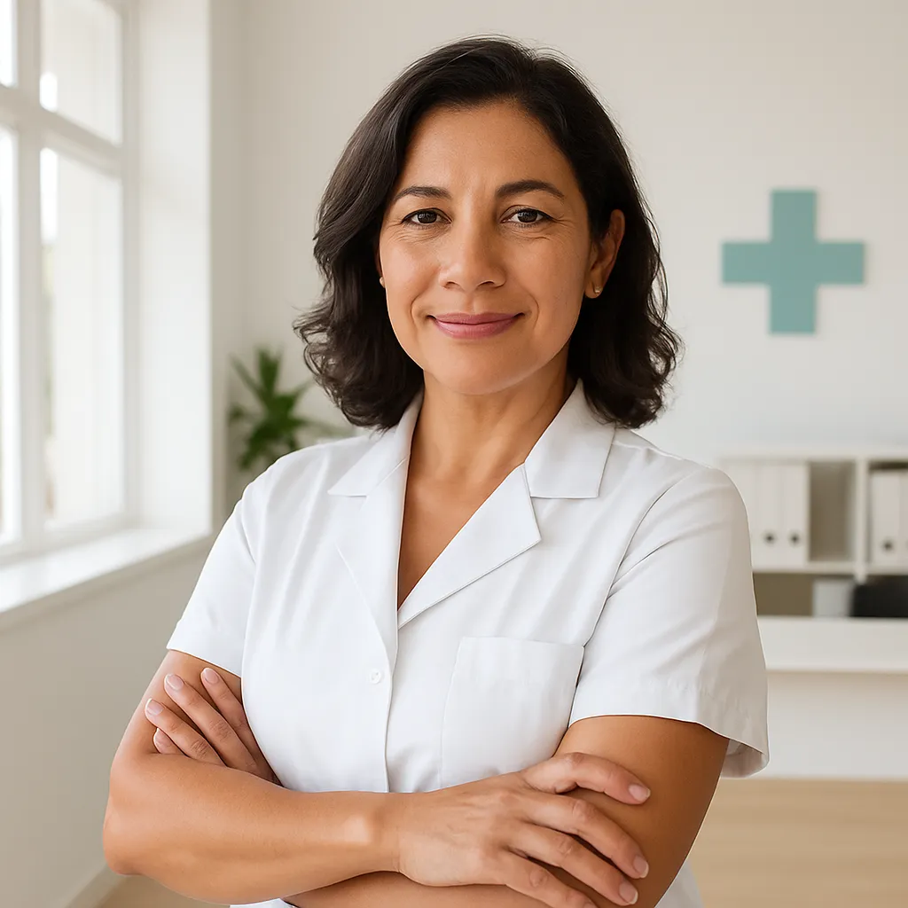 Portrait of Diane Morales, Clinic Owner