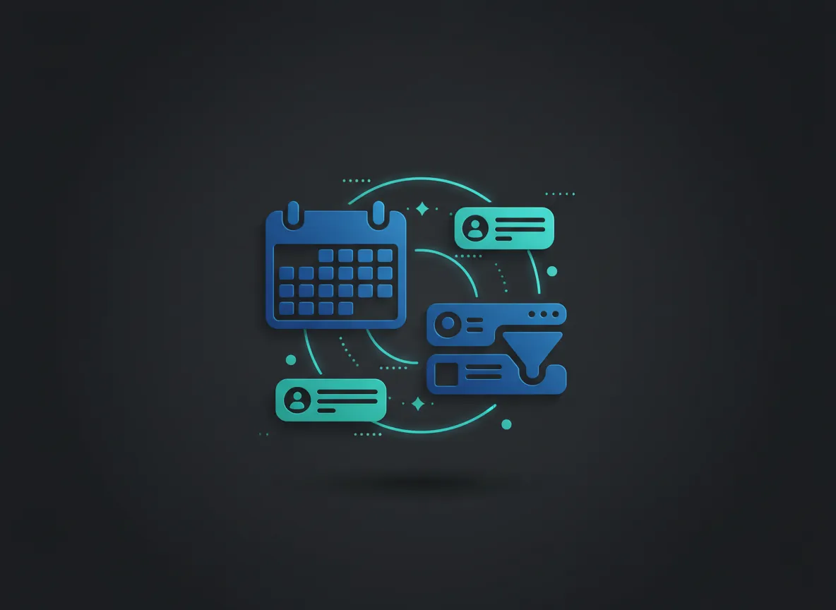 CRM and Calendar Sync Icons including HubSpot and ServiceTitan that Erva connects with