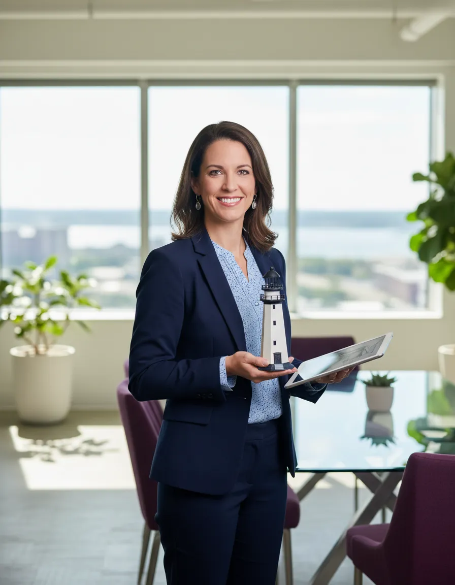 Professional representing a modern Hampton Roads business environment