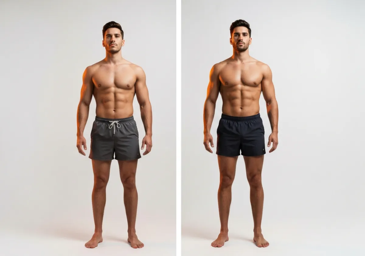 Executive before and after transformation