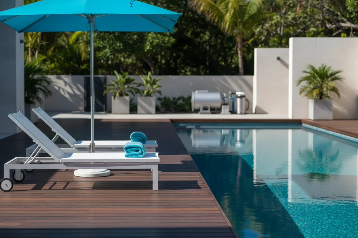 Vacation rental pool with clean water and functioning equipment