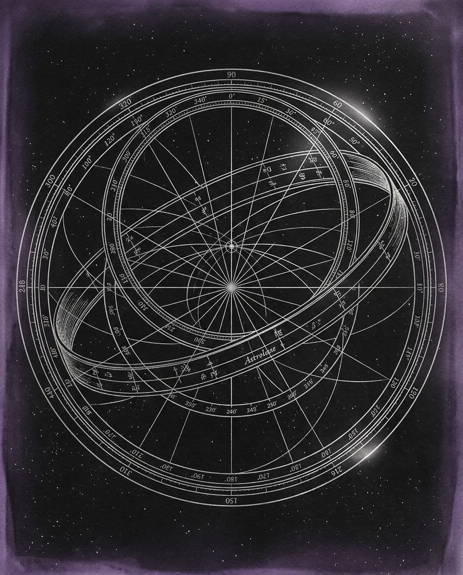 Natal Chart celestial geometric blueprint