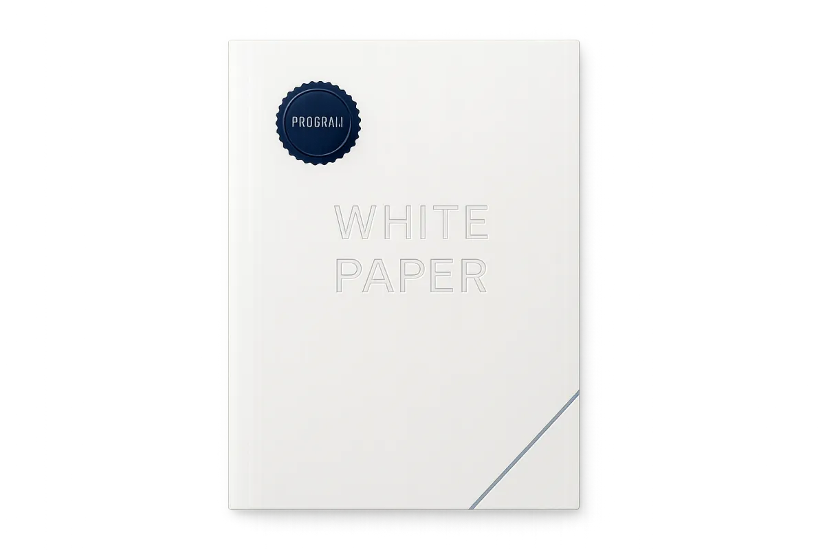 Technical Program White Paper blueprint and architectural deployment documentation cover