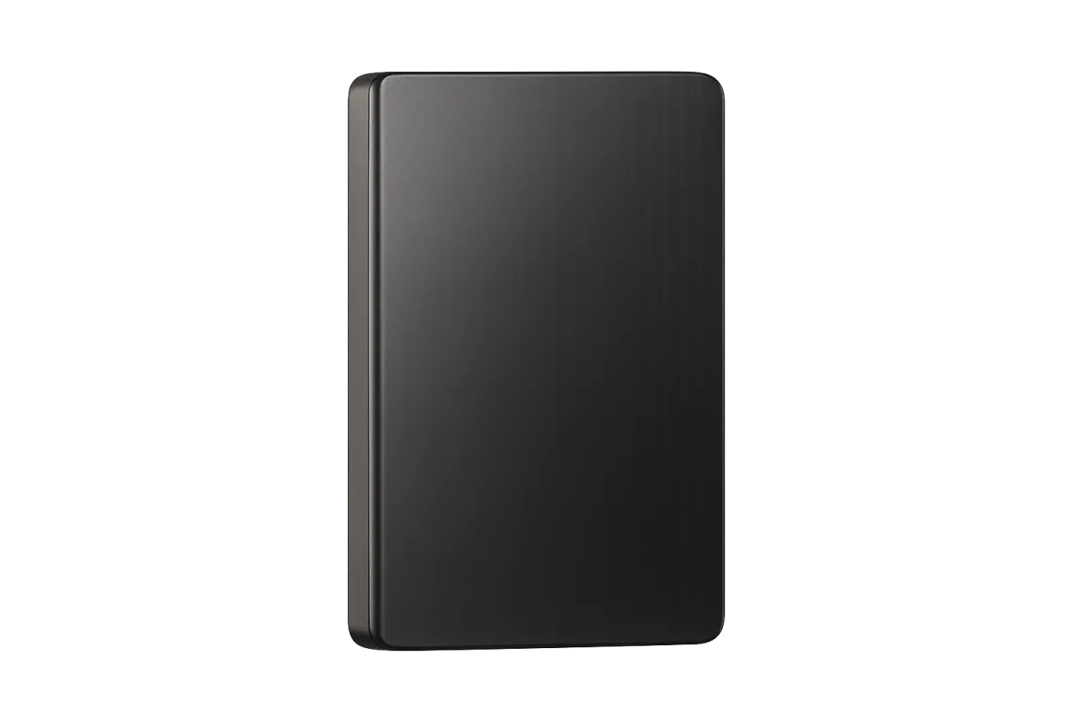 Sleek electronic devices on a dark, high-contrast background