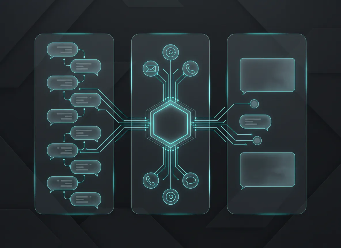 Placeholder structured infographic illustrating AI precision