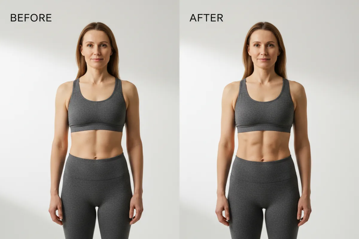 Before EMsculpt Neo treatment