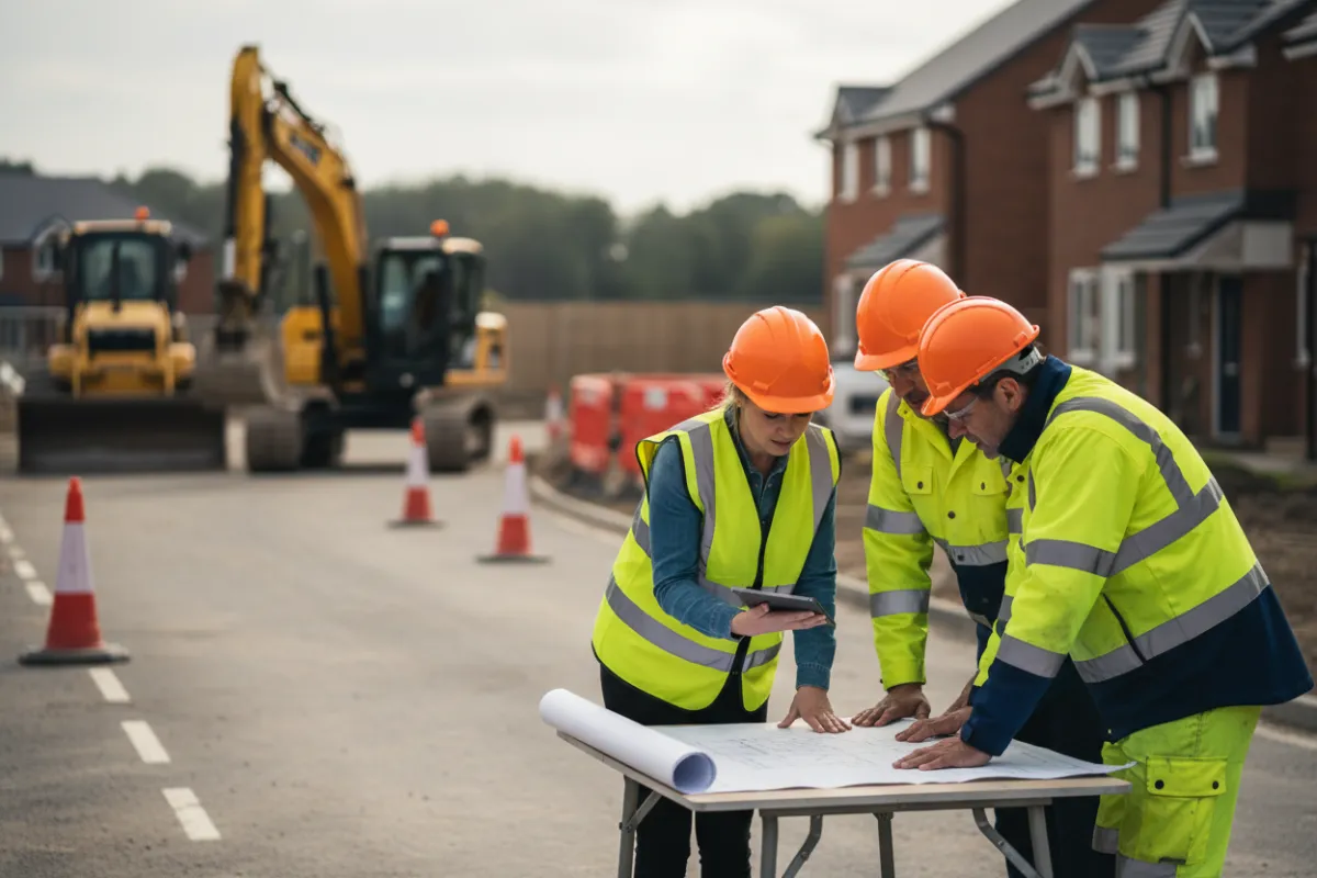 R W Services team delivering on site