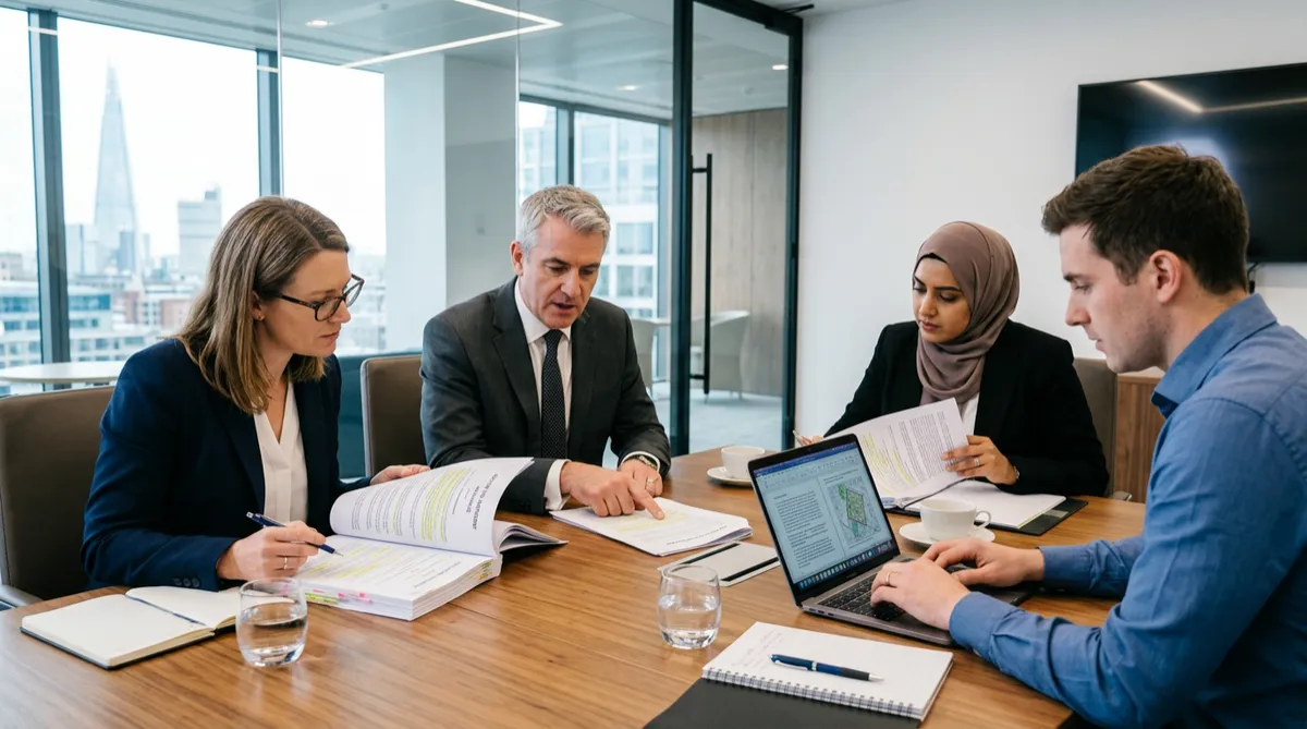 Section 106 legal planning agreement document review with legal team