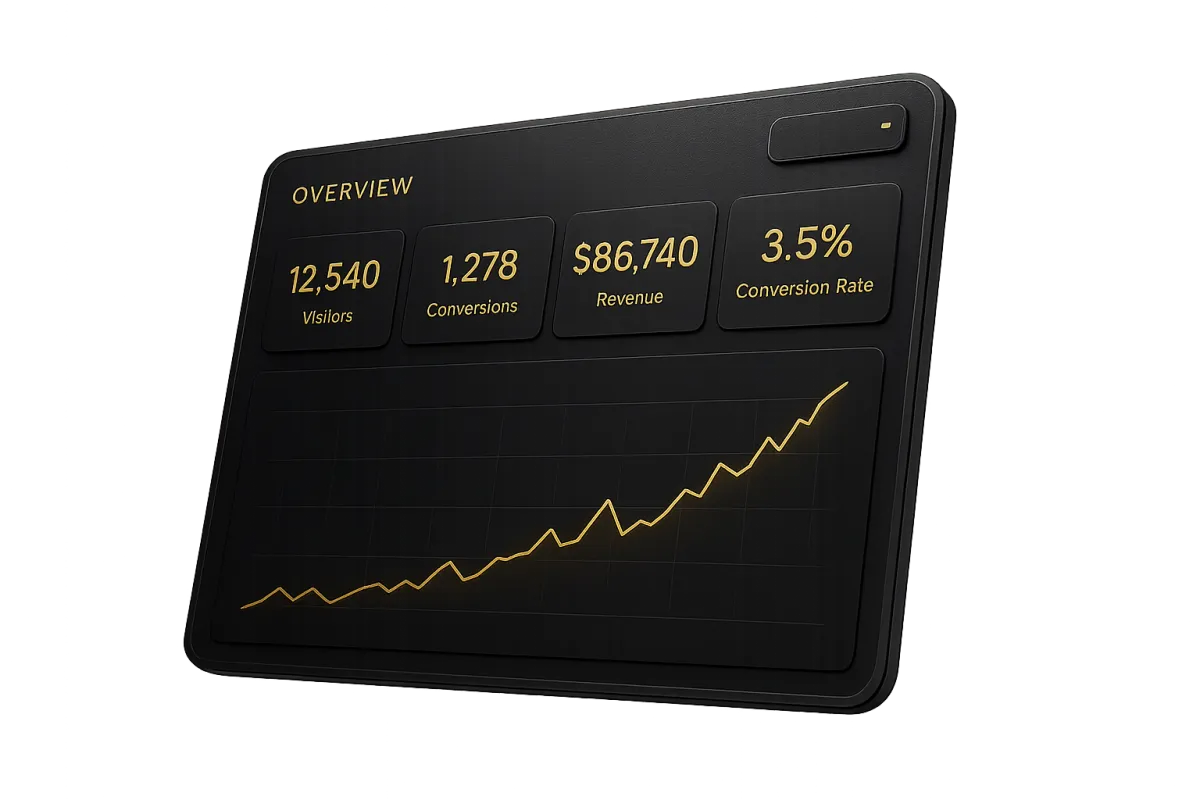 Dashboard de campañas de marketing SMS y correo en un clic