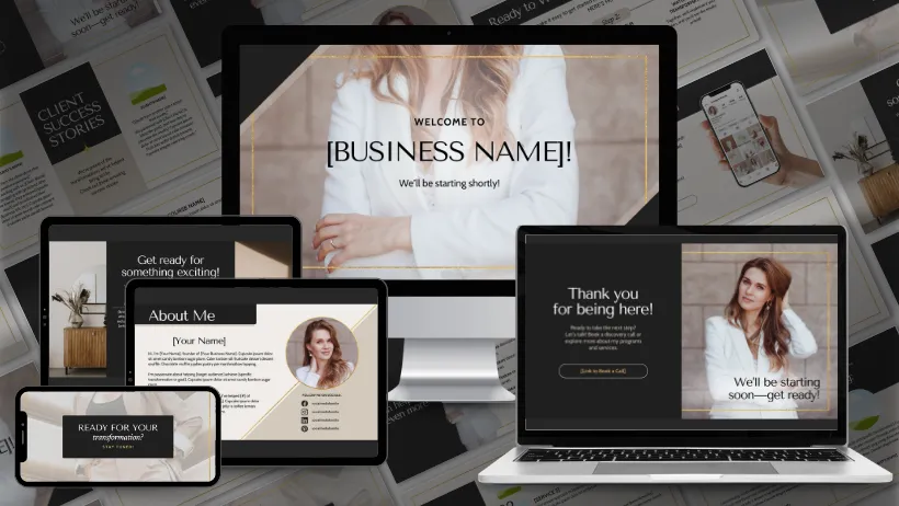 Este Business Zoom Mockup