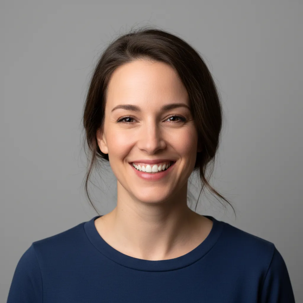 Verified attendee avatar: smiling woman, 30s, headshot with neutral studio backdrop