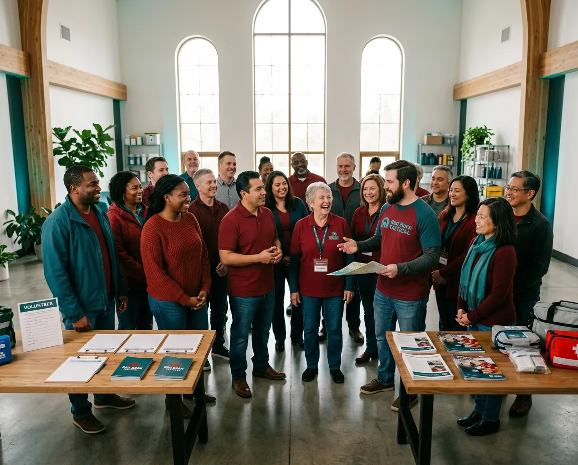 A warm, inclusive community safety workshop in a faith-based sanctuary setting