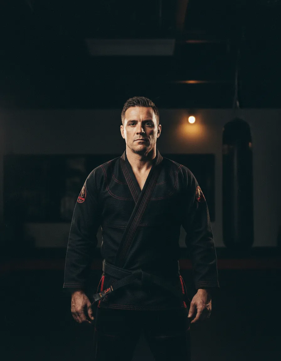 Gritty, high-contrast portrait of Professor Spencer Smith