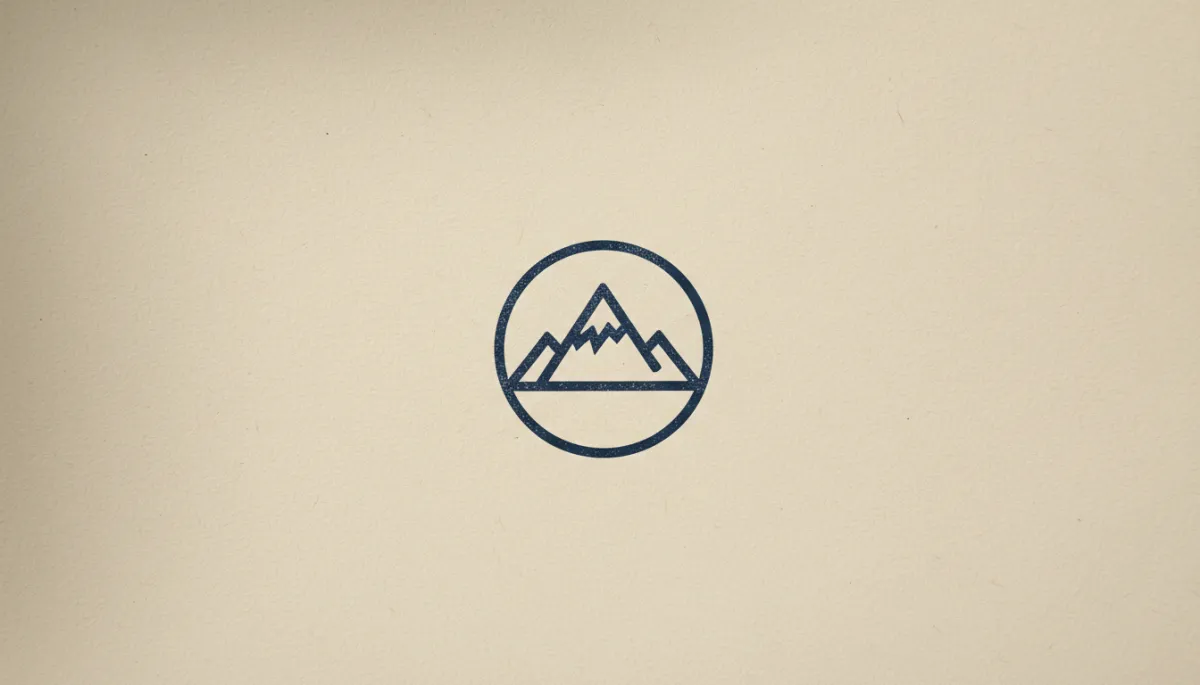One-Color Navy Ink Logo