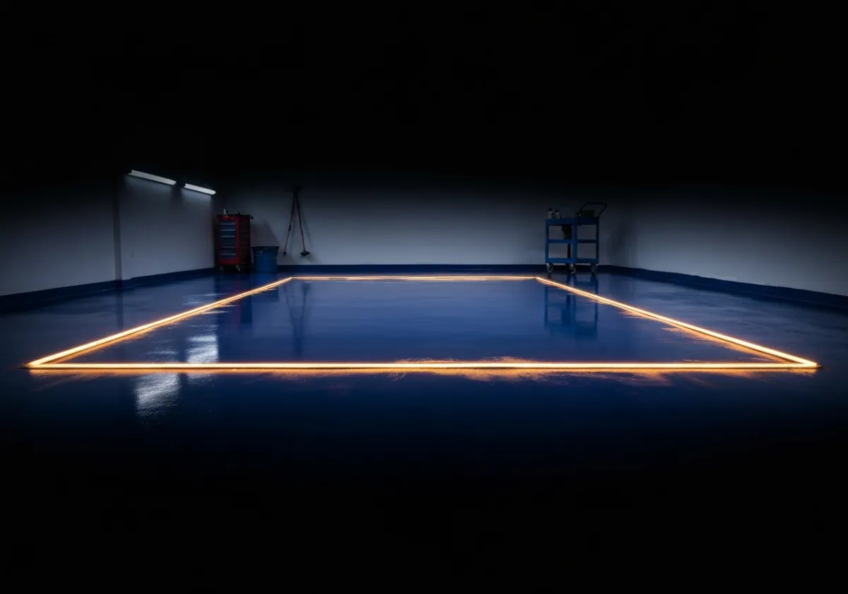 Garage Floor Epoxy service application