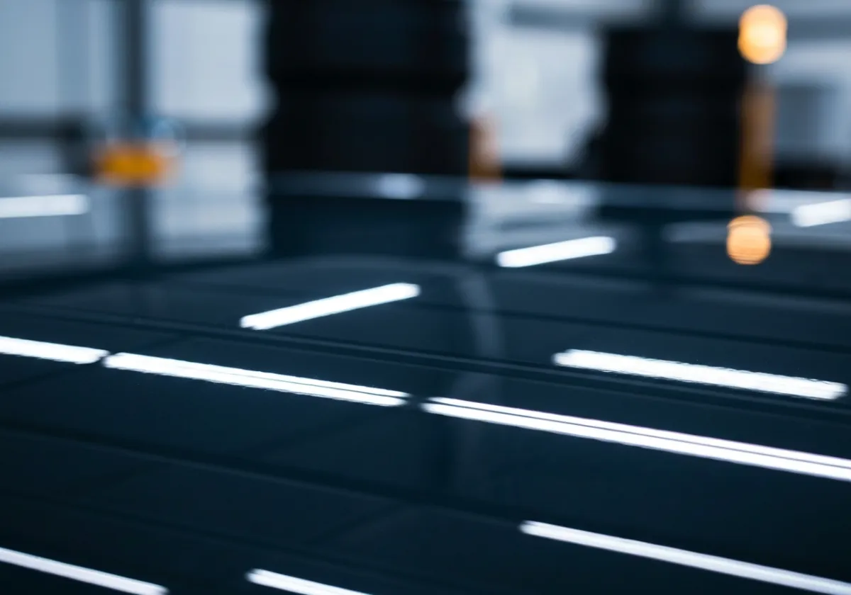 Polyaspartic floor coating application