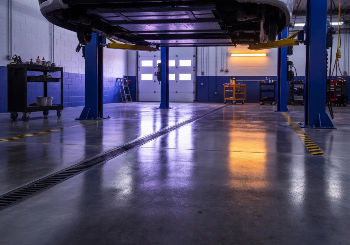 Auto Shop Flooring
